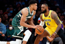 Дебютът на Янис Адетокумбо в предсезона на НБА срещу Лейкърс