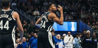 Tрипъл-дабъл на Янис Адетокунбо срещу Индиана (видео)