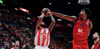 Коди Милър-Макинтайър и Цървена Звезда с грешна стъпка в Евролигата (видео)