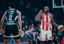 Коди Милър-Макинтайър и Цървена Звезда подчиниха Партизан в дербито на кръга в Адриатика (видео)