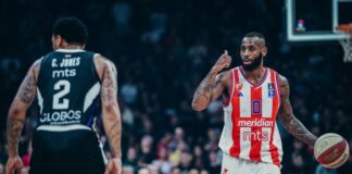 Коди Милър-Макинтайър и Цървена Звезда подчиниха Партизан в дербито на кръга в Адриатика (видео)