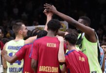 Барса мина през иглени уши в Берлин (видео)