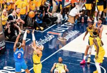 Оклахома отговори на Индиана за 2-2 във финалите в НБА (видео)