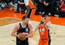 Никола Йокич наниза 55 точки, 6 поред за Денвър в НБА (видео)