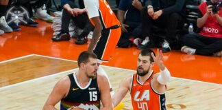 Никола Йокич наниза 55 точки, 6 поред за Денвър в НБА (видео)