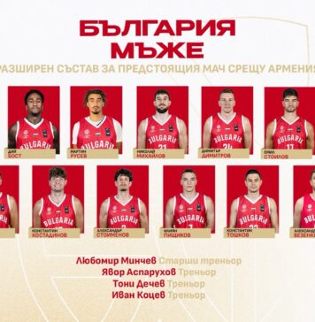 Любомир Минчев събира 15 баскетболисти преди двубоя с Армения от предквалификациите за Евробаскет 2029