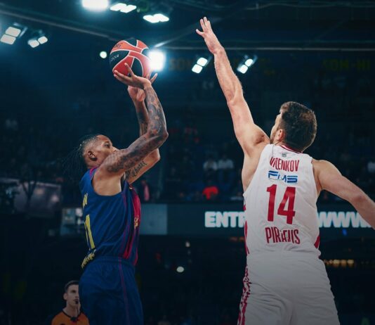 Силен Везенков не стигна на Олимпиакос срещу Барселона (видео)