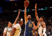 Голдън Стейт не се даде на финалния щурм на Милуоки (видео)