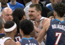 Йокич избухна срещу играч на Оклахома (видео)