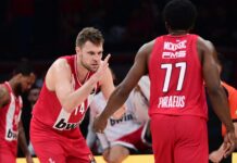 Везенков доминира, Олимпиакос не спира – победа №22 в Евролигата (видео)