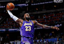 Вечен на паркета: Леброн Джеймс пренаписа историята на НБА с рекордния си мач №1612 (видео)