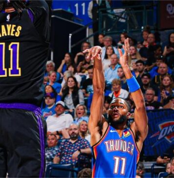 Оклахома лимитира Лейкърс под 100 точки, Лука Дончич се контузи (видео)