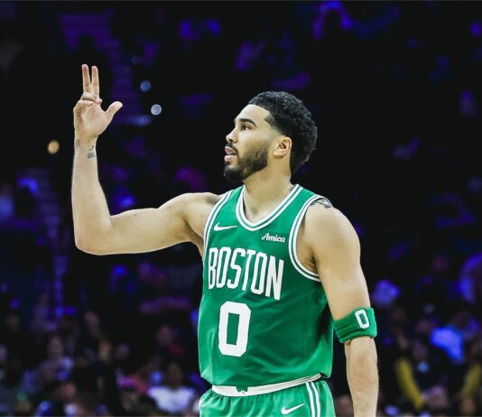 Бостън навъртя 24 тройки срещу Филаделфия (видео)