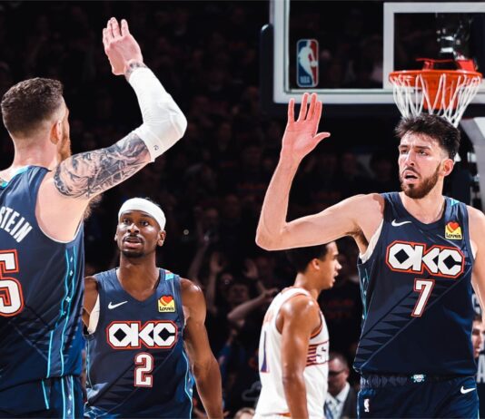 Оклахома дръпна с 2-0 в серията срещу Финикс (видео)