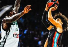 Париж шокира шампиона в Евролигата (видео)