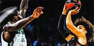 Париж шокира шампиона в Евролигата (видео)