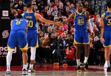 Стеф Къри с дабъл-дабъл, Голдън Стейт помете Портланд (видео)