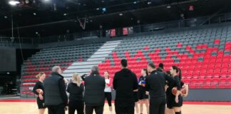 Женският национален отбор с първа тренировка в Мишколц