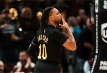 Кливланд смачка Голдън Стейт (видео)