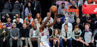 Кевин Дюрант спаси кожата на Финикс срещу Филаделфия (видео)