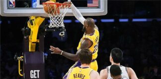 Леброн Джеймс с трети пореден трипъл-дабъл за Лейкърс (видео)