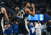 Tрипъл-дабъл на Янис Адетокунбо срещу Индиана (видео)