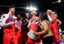 Оклахома ще спори за трофея в турнира НБА Къп (видео)