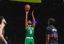 Бостън наказа Детройт с 20 тройки (видео)