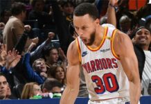 8/8 зад дъгата за Стеф Къри срещу Филаделфия (видео)