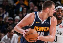 Никола Йокич се завърна с трипъл-дабъл за Денвър в НБА (видео)
