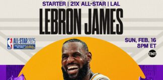 Леброн Джеймс с 21-во участие в Мача на звездите в НБА
