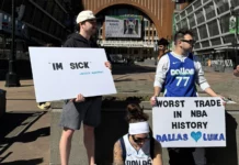 Фенове на Далас за трейда на Дончич в Лейкърс: Най-лошата сделка в историята (снимки)