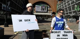 Фенове на Далас за трейда на Дончич в Лейкърс: Най-лошата сделка в историята (снимки)