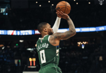 Деймиън Лилард наниза 43 точки срещу Филаделфия (видео)