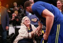 Стеф Къри се срещна със своя 86-годишна фенка (видео)