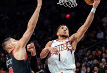 41 точки на Девин Букър дадоха импулс на Финикс срещу Чикаго (видео)