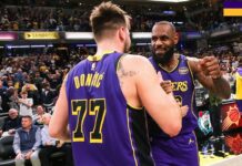 Леброн Джеймс спаси Лейкърс в края срещу Индиана (видео)