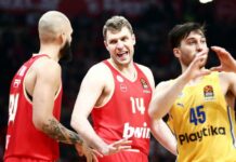 Страхотен Везенков, Олимпиакос финишира първи в края на редовния сезон в Евролигата (видео)