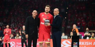 Везенков с нова награда в Евролигата