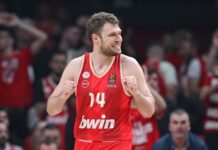 Везенков отново над всички за Олимпиакос срещу Реал Мадрид (видео)