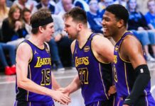 Лука Дончич се развихри при завръщането си в Далас, прати Лейкърс в плейофите на НБА (видео)