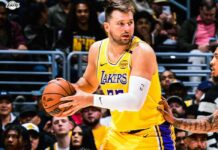 Лейкърс си гарантираха третото място на Запад (видео)