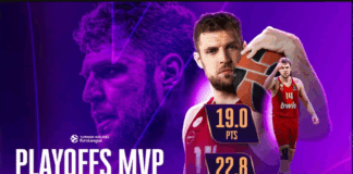 ЗА ИСТОРИЯТА: Александър Везенков взе първия приз за MVP в плейофите на Евролигата (видео)