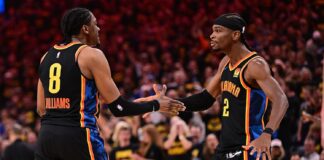 Оклахома с мощен удар срещу Денвър за 1-1 (видео)