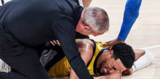 ИСТИНСКИ ЛИДЕР: Тайрис Халибъртън подкрепи съотборниците си след седмия мач от финалите в НБА (видео)