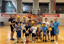 Десислава Ангелова посети тренировка на най-малките баскетболисти на Левски (СНИМКИ +ВИДЕО)