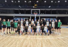 Женският национален отбор завърши лагера с победа