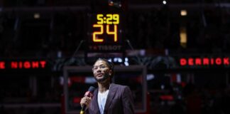 Чикаго вади от употреба екипа с №1 в чест на Дерик Роуз