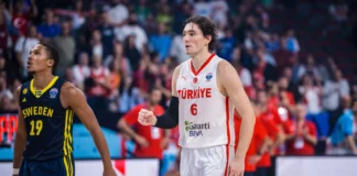 ЕВРОБАСКЕТ 2025: Турция си проправи път до 1/4-финалите (видео)