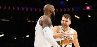 Леброн Джеймс без грешка в края за триумф на Лейкърс (видео)